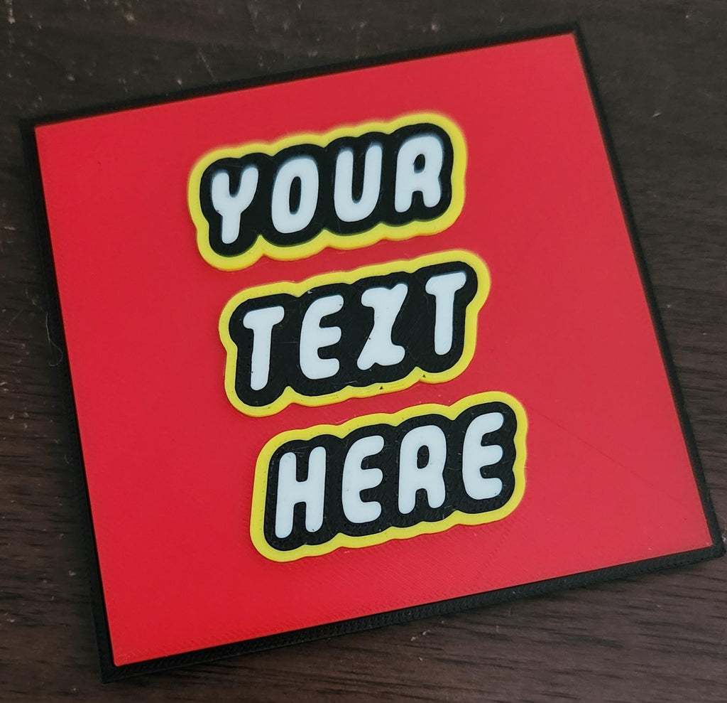 Building Brick Inspired Coasters – 3D Printed Drink Coasters