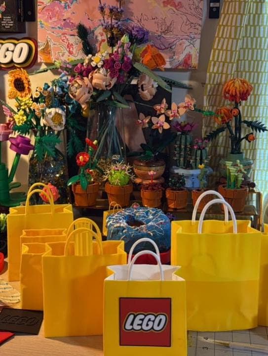 Lego-Inspired 3D Printed Store Bag – Custom Storage Box, Desk Organizer, and Gift Container
