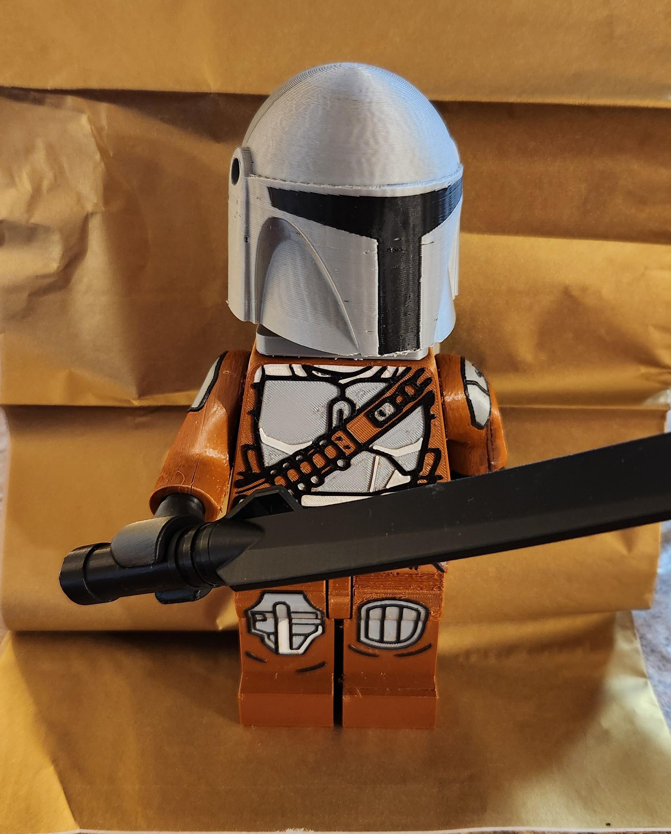 Custom Cosplay Lego Inspired Large Scale Minifig