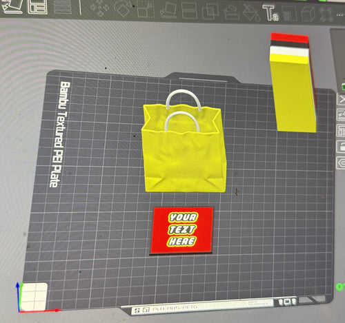 Lego-Inspired 3D Printed Store Bag – Custom Storage Box, Desk Organizer, and Gift Container